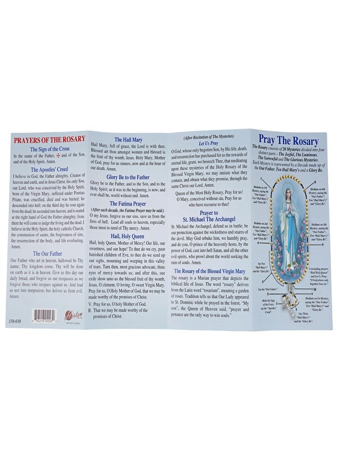 Needzo Pray The Rosary Pamphlets, Instructional Booklet for Beginners, Catholic Church Handouts, 6 ¼ x 14 Inches (Pack of 10) - Image 4