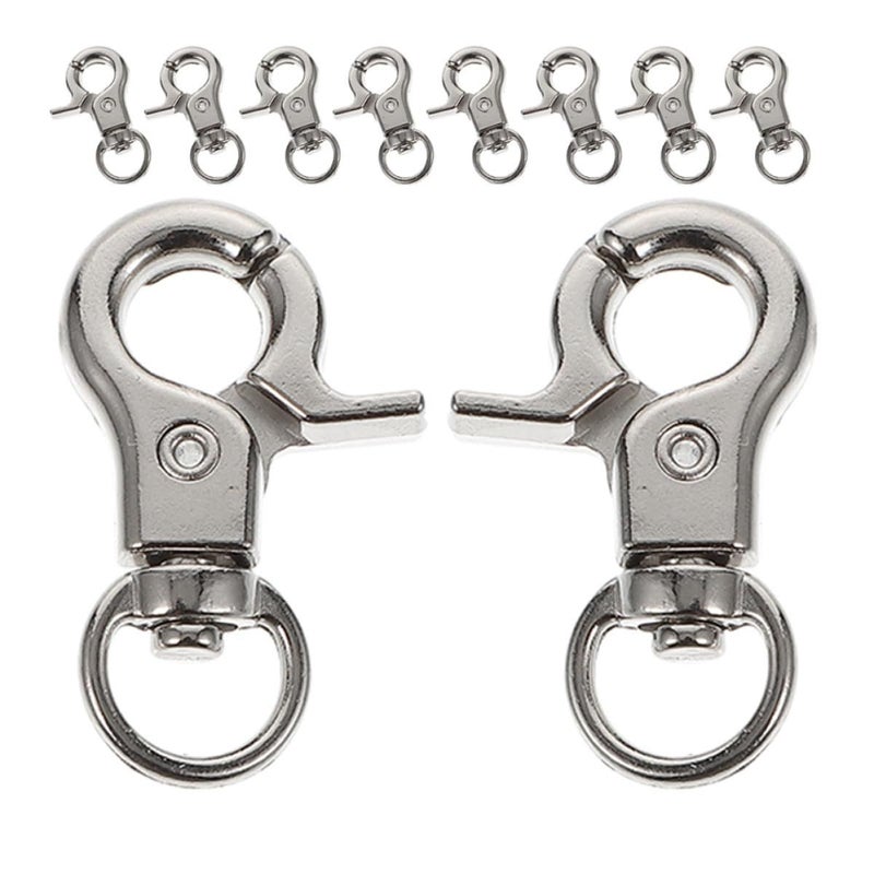 10 Pcs Zinc Alloy Swivel Snap Hooks Heavy Duty Metal Clips For Bag Making And Purse Supplies - Image 2