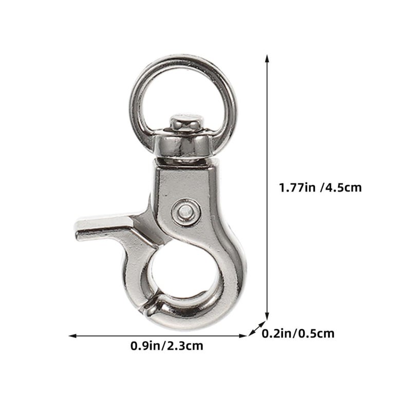 10 Pcs Zinc Alloy Swivel Snap Hooks Heavy Duty Metal Clips For Bag Making And Purse Supplies - Image 3