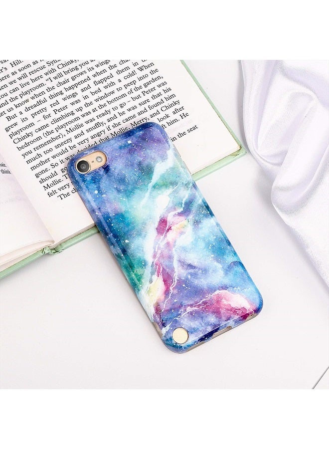 IDWELL iPod Touch 7th Generation Case with 2 Screen Protectors, IDWELL iPod Touch 6 iPod 5 Case, Slim FIT Anti-Scratch Flexible Soft TPU Bumper Protective Case(Latest Model,2019 Release), Blue Fantasy Sky - Image 5