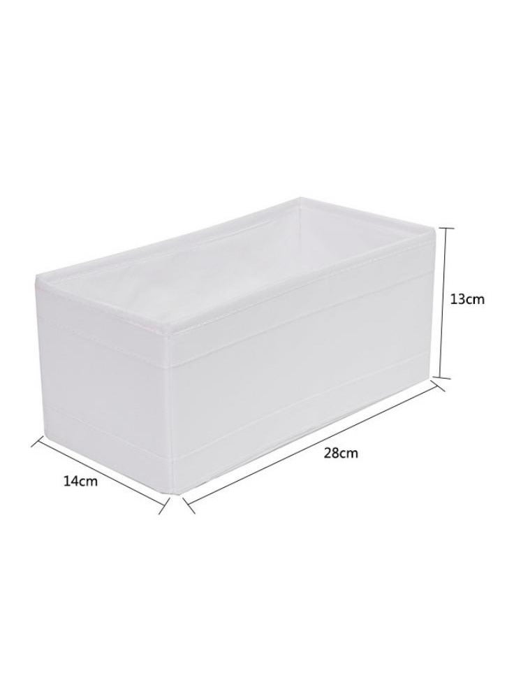 DUNISO 6 Pcs Foldable Wardrobe Storage Boxes, Cube Containers, Drawer Underwear Toy Storage Boxes - Image 3