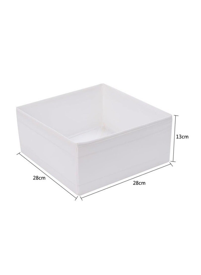 DUNISO 6 Pcs Foldable Wardrobe Storage Boxes, Cube Containers, Drawer Underwear Toy Storage Boxes - Image 5