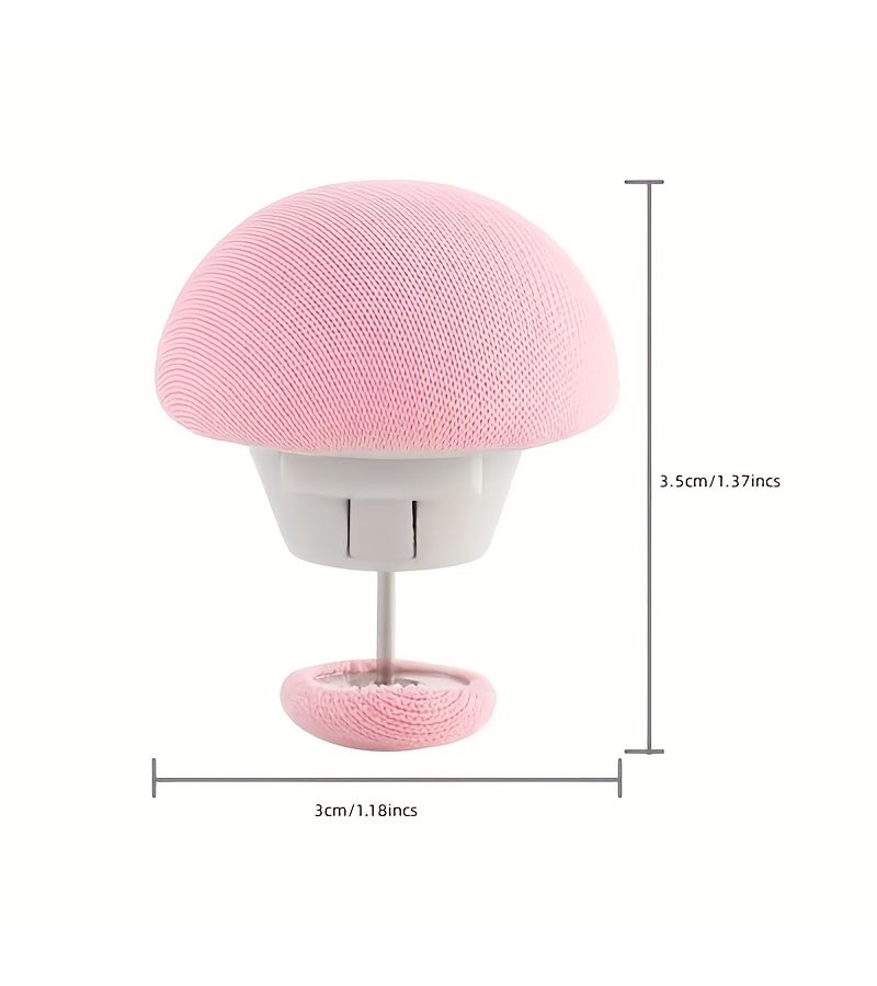 16 Mushroom Quilt Clips Pink Safe Bedding Fasteners Hand Wash Only - Image 3