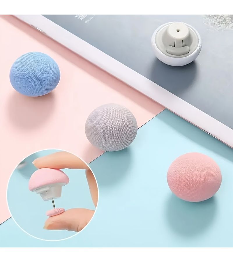 16 Mushroom Quilt Clips Pink Safe Bedding Fasteners Hand Wash Only - Image 2