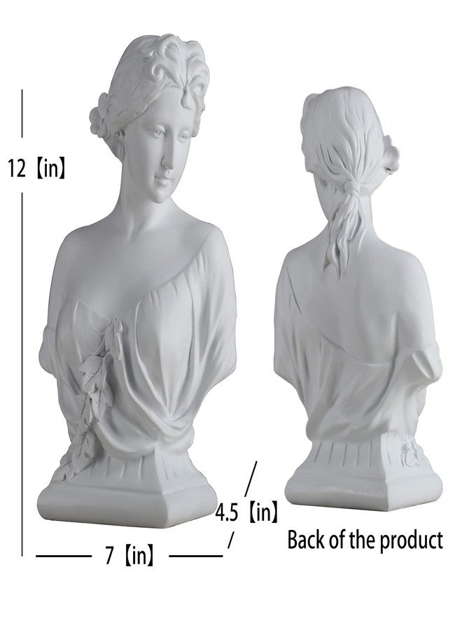 DOVDOV Greek Goddess Decoration, Young Venus Bust, Roman Bust Figurines, Greek Mythology Decorative Gifts, Busts for Home Decorative Statues - Image 2