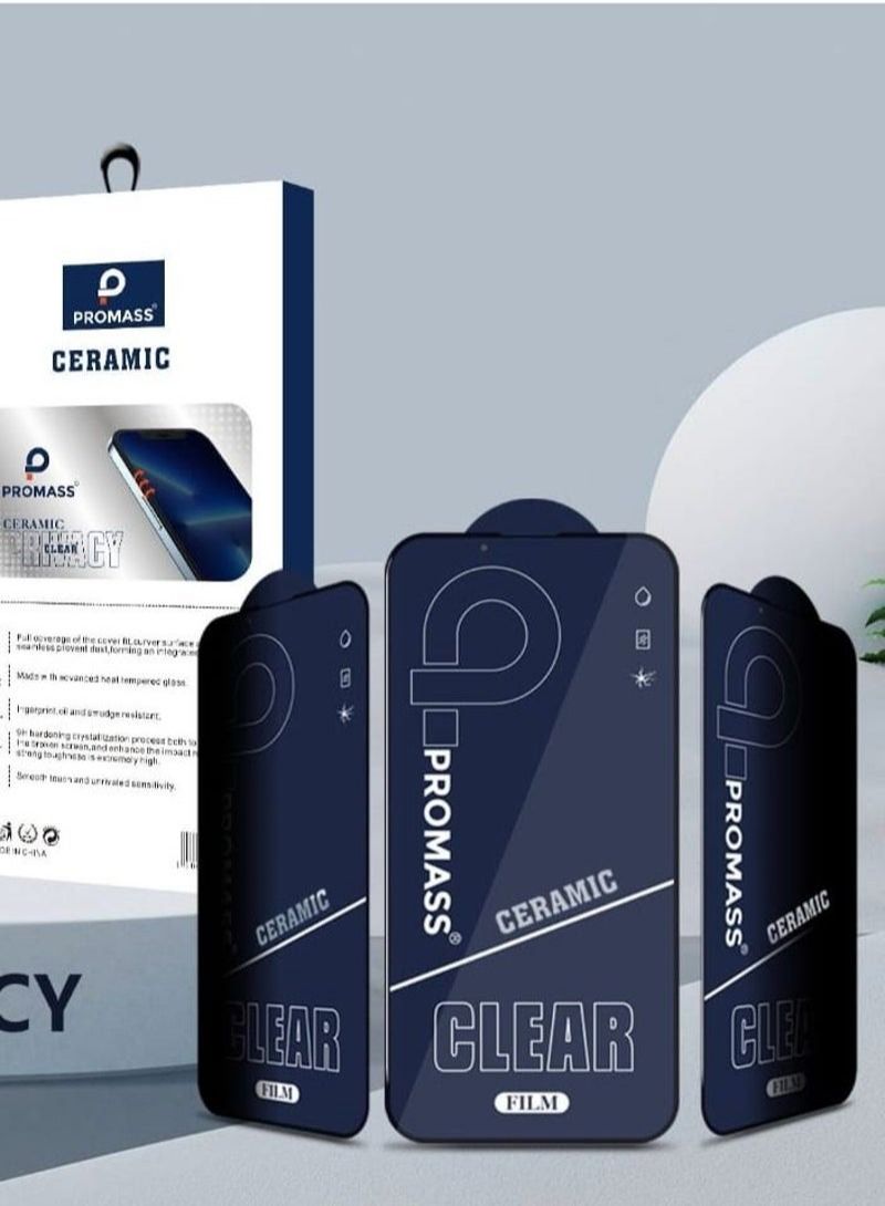 PROMASS Screen Protector Privacy Protection for iPhone XR - Image 2