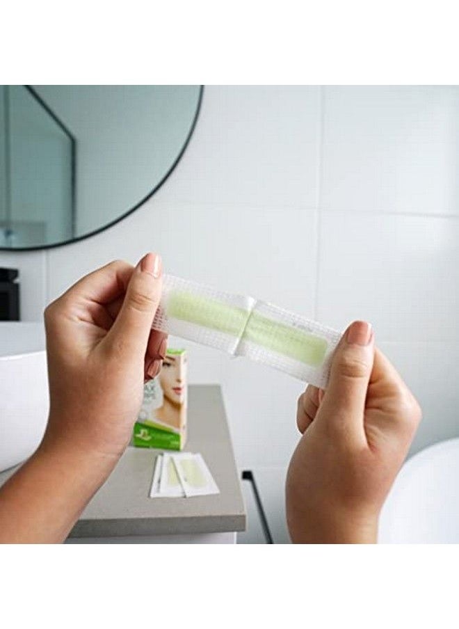 Nad's - Facial Wax Strips Hypoallergenic All Skin Types Facial Hair Removal For Women At Home Waxing Kit With 20 Face Wax Strips + 4 Calming Oil Wipes - Image 1