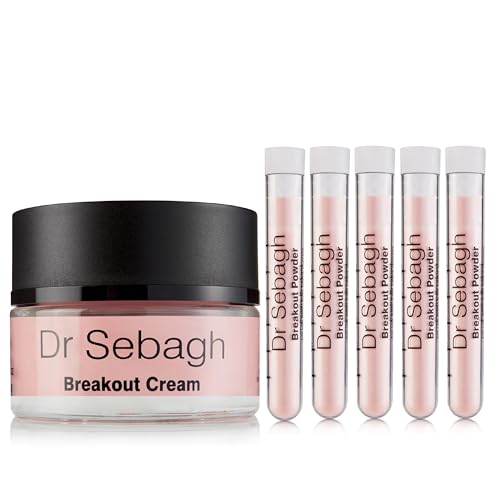 Dr. Sebagh Dr Sebagh Complete Breakout Solution for Oily Skin - Acne Treatment for Face - Balancing Cream (1.7 fl oz.) & 5 x Spot Treatment Powders (0.07 oz.) - Acne Prone Skin Care - Deep Pore Blemish Control - Image 1