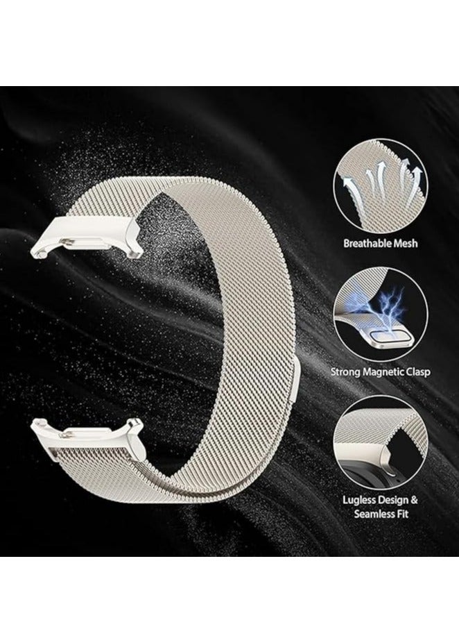 Beauenty Milanese Band Compatible with Samsung Galaxy Watch 7 Ultra 2024 Strap Magnetic Loop Strap, Stainless Steel Wristbands Classic Style Metal Mesh Wristband for Galaxy Watch 7 Ultra - Image 2