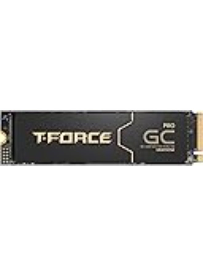 تيم جروب T-Force GE PRO 4TB Graphene Heatsink DRAM SLC Cache 3D TLC NAND NVMe InnoGrit PCIe Gen5x4 M.2 2280 Gaming Internal SSD Read/Write 12500/11000 MB/s TM8FFL004T0C129 - Image 1
