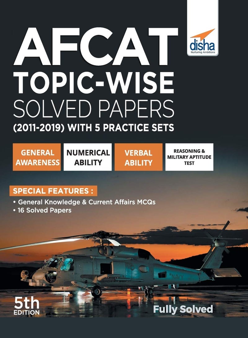 AFCAT Topic-wise Solved Papers (2011 - 19) with 5 Practice Sets 5th Edition  - Image 1