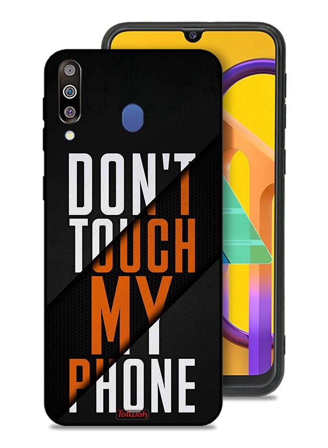 Tolwak Samsung Galaxy M30 Protective Case Cover Do Not Touch My Phone - Image 1