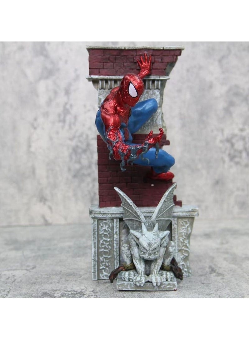 عام شخصيات "مارفل هيروز" بعيدة عن الأبطال، قطعة تمثال دي إكس جي لرجل العنكبوت، نموذج تمثال جي كي لرجل العنكبوت، تمثال "المنتقمون" للزينة. - Image 3