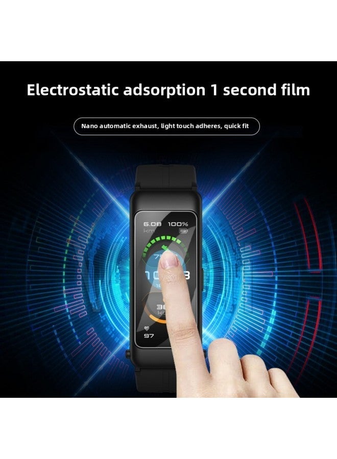 For huawei B7 Bracelet Film B6 Full Screen Protective Film HD Hydraulic Film Explosion-proof TPU Soft Film For huawei B4 Film-Color:3D Composite Film (5 Pieces)-Dimensions:For huawei Band B6  - Image 3