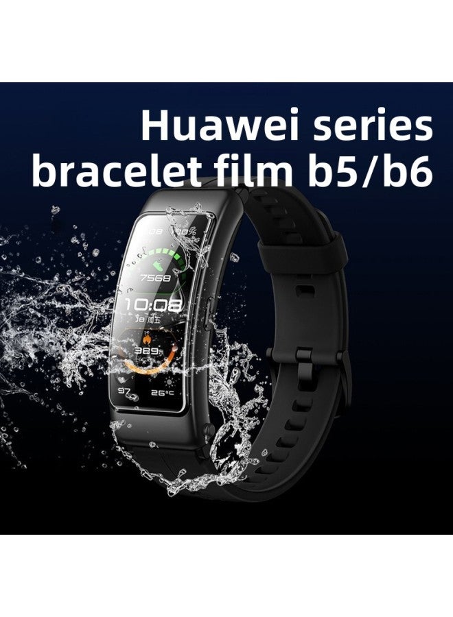 For huawei B7 Bracelet Film B6 Full Screen Protective Film HD Hydraulic Film Explosion-proof TPU Soft Film For huawei B4 Film-Color:3D Composite Film (5 Pieces)-Dimensions:For huawei Band B6  - Image 2