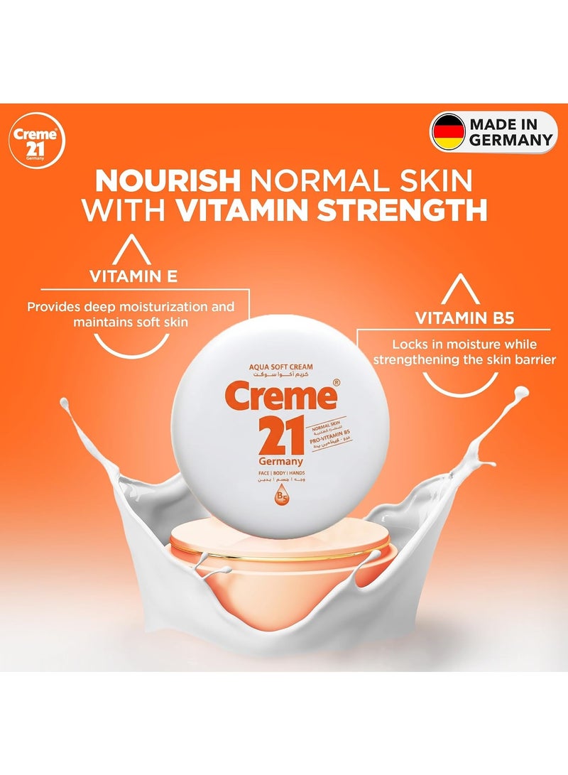 Creme 21 Cream 21 Moisturizing Face Cream, suitable for normal skin, 250 ml - Image 4