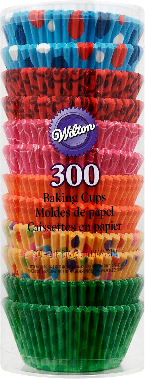 Wilton Standard Cupcake Liner Baking Cups 300 Count Seasonal - Image 1