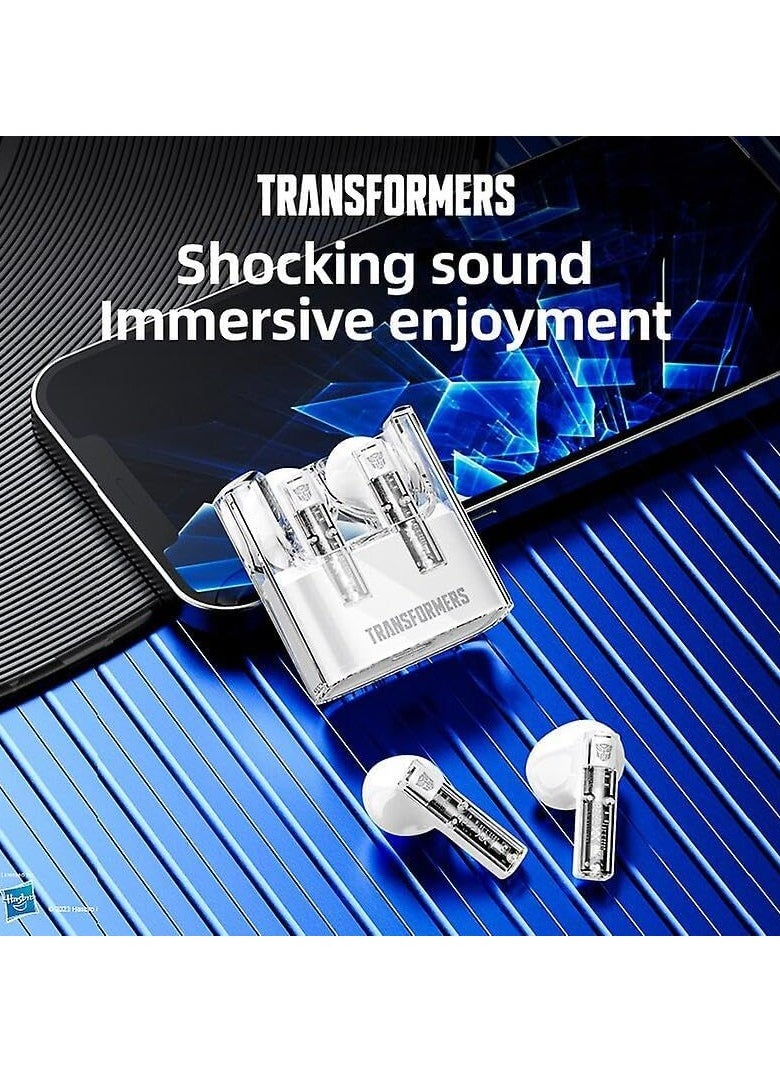 TRANSFORMERS - Original Transformers TFT08 Gaming Earphones Bluetooth 5.3 TWS Wireless Headphones HIFI Audio Earphones Noise Reduction Headset - Image 1