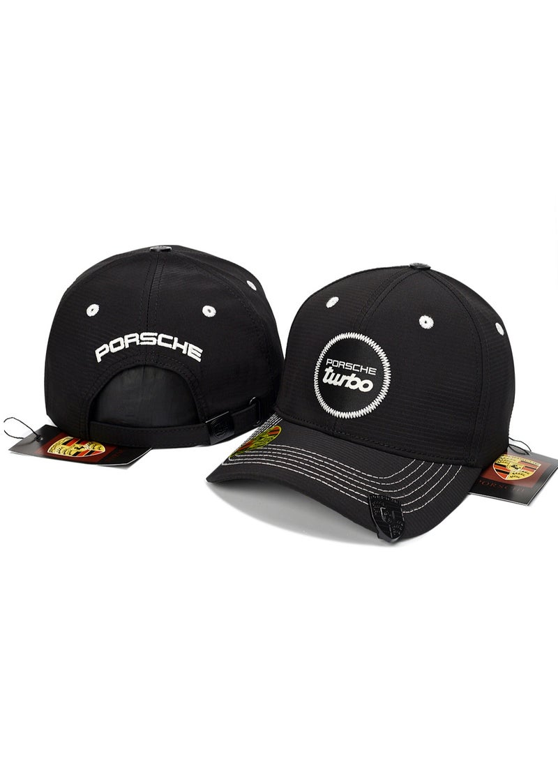 Porsche Turbo Black Baseball Cap