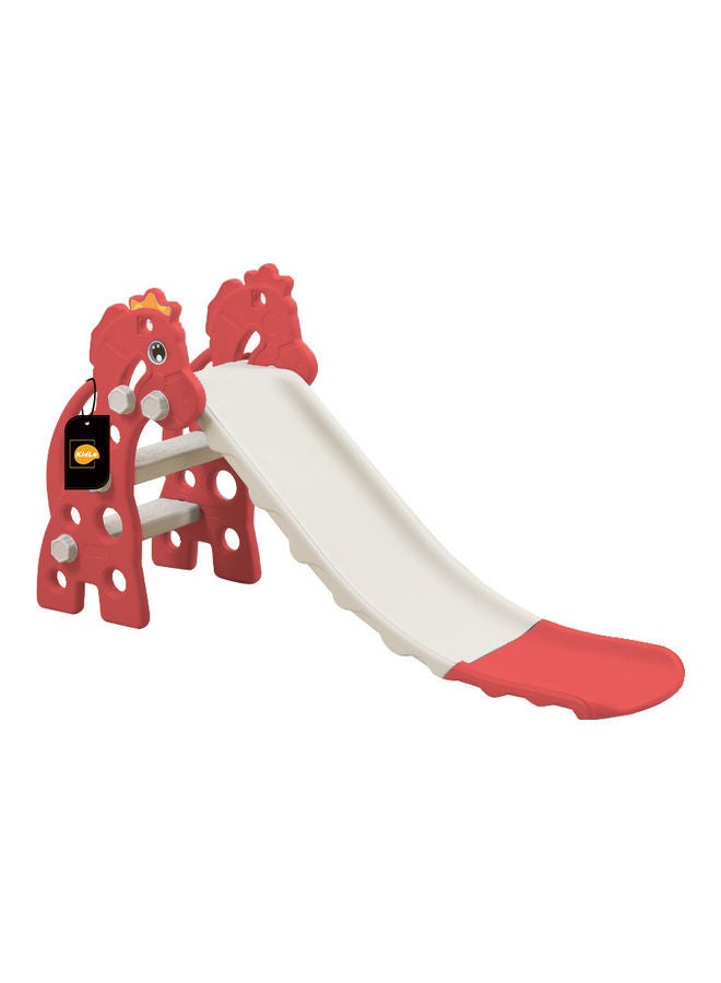 Kidle 2 In 1 Childrens Slide With Basketball Hoop Indoor Home Multi-Function Combination Folding Toys - Image 1