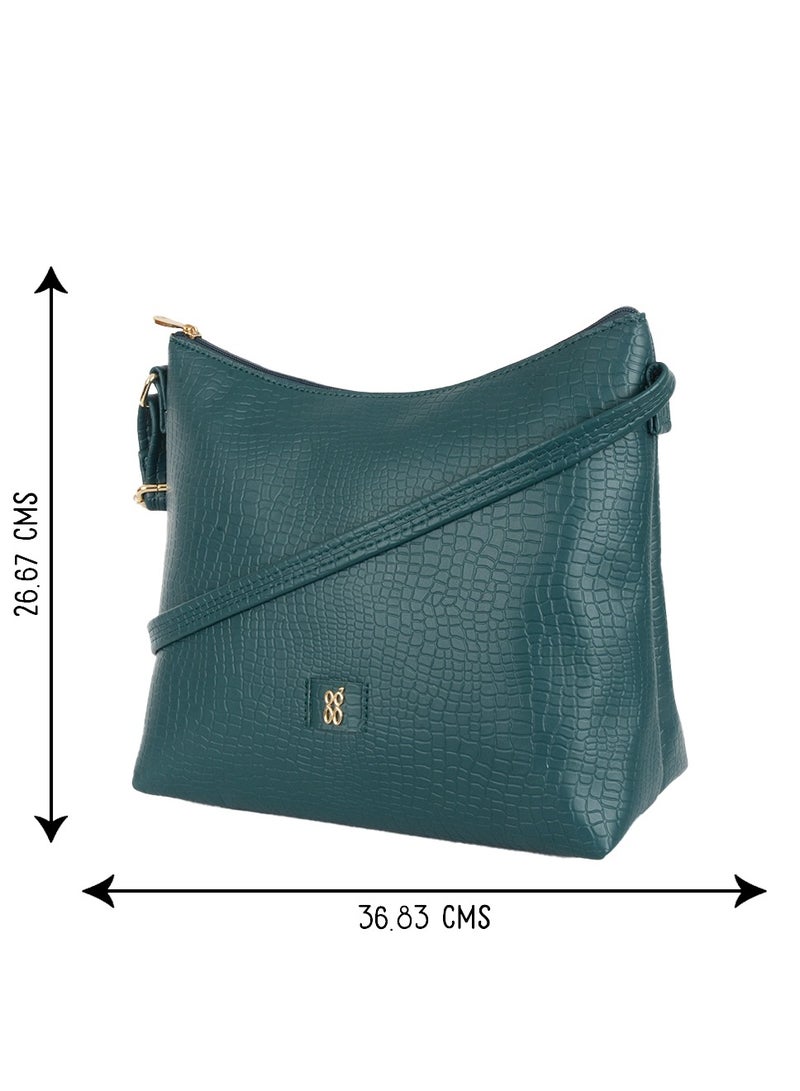 Baggit Lxe Axel E Cabretta (Dark Green) - Image 3