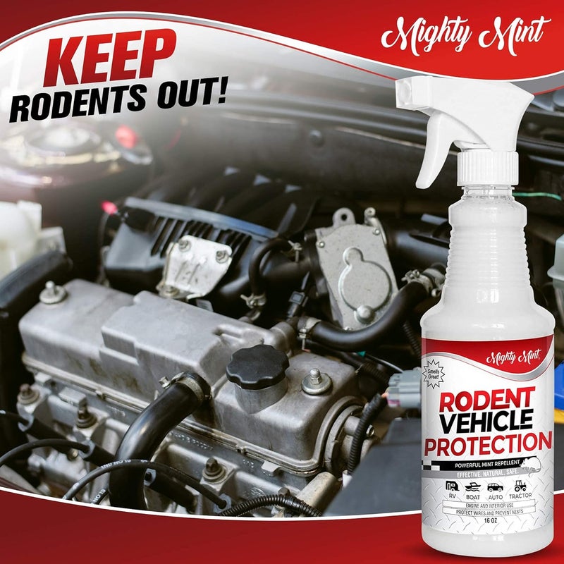 Mighty Mint Rodent Repellent Spray for Vehicle Engines and Interiors - Cars, Trucks, RVs, & Boats - Image 3