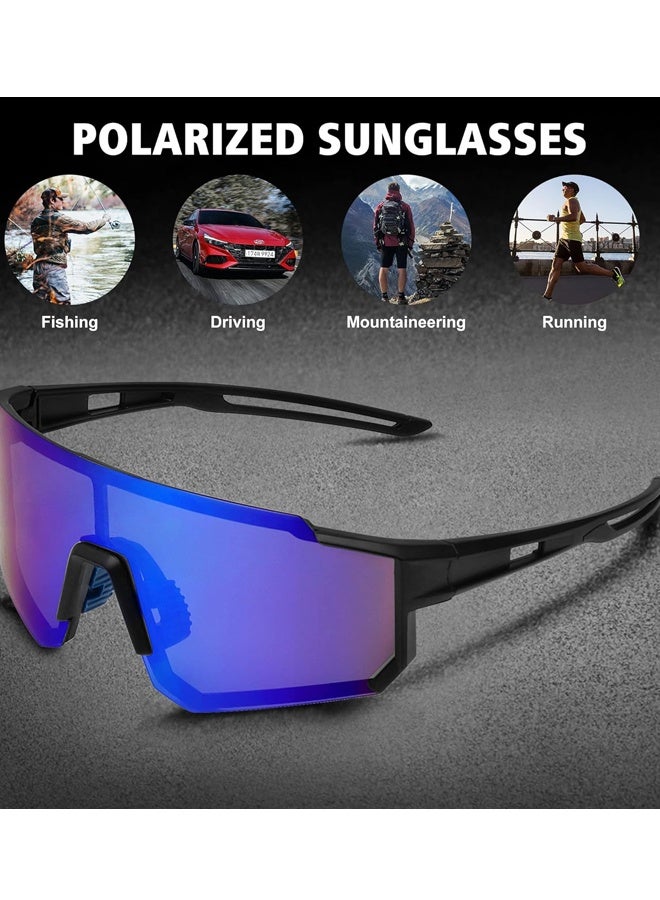 Polarized Sports Sunglasses for Men Women,Driving Fishing Cycling Mountain Bike Sunglasses - Image 5