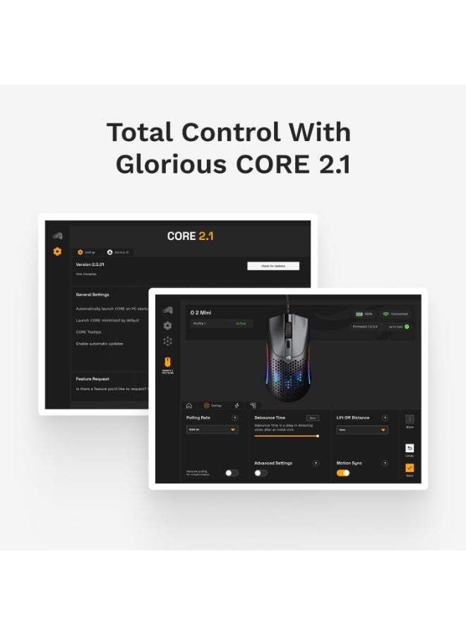 Glorious MOUSE GLORIOUS MODEL O 2MINI WIRED MATTE BLACK  GLO-MS-OMV2-MB - Image 5