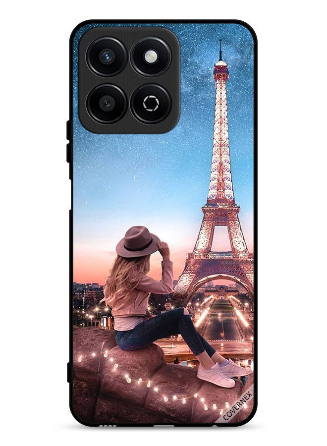 Covernex Honor X7c 4G Protective Case Cover Hat Girl & Eiffel Tower - Image 1