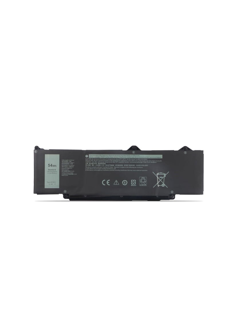 Terabyte REPLACEMENT R73TC CN-09HKT5 09HKT5 9HKT5 CN-011C3V 011C3V 11C3V Laptop Battery Compatible for DELL Latitude 3340 3440 3540 5340 5340 2-in-1 5440 5540 Precision 3480 35800 Series (11.4V 54Wh) - Image 1