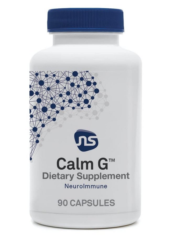 NeuroScience - NeuroScience Calm G Glutamate Management & Immune System Supplement - Selenium, Folate, L Theanine, Alpha lipoic Acid + CoQ10 for Stress Management - Helps Fatigue & Mood (90 Capsules) - Image 1