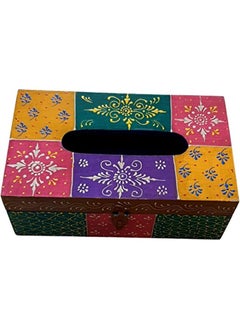 QUESERA Tissue Paper Box Unique Appearance Waterproof Design Wear Resistant Ideal Gift Tissue Box Holder for Restaurant for Home for Office  - Image 1