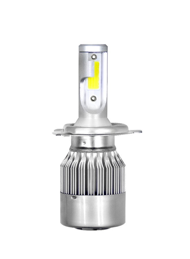 مصباح أمامي LED شامل للسيارة مع طقم تحويل بقوة 18 وات وسطوع 3000 لومن وحرارة 6000 كلفن