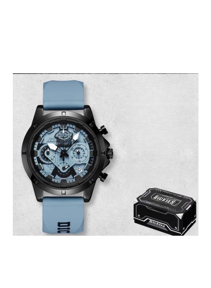 Dickies ساعة رياضية للطلاب للرجال متعددة الوظائف بألوان متباينة - Image 1