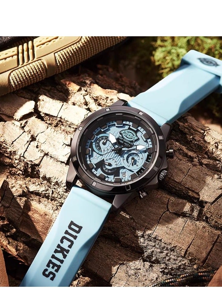 Dickies ساعة رياضية للطلاب للرجال متعددة الوظائف بألوان متباينة - Image 2