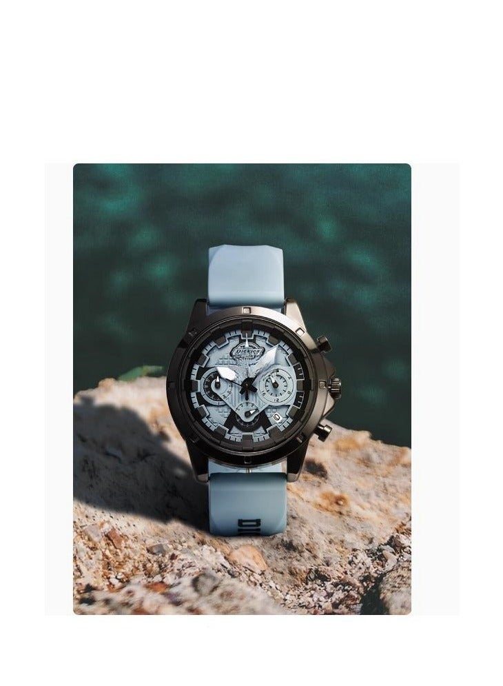 Dickies ساعة رياضية للطلاب للرجال متعددة الوظائف بألوان متباينة - Image 5