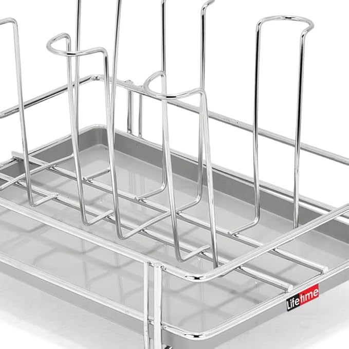 LIFE TIME Glass Holder for Stainless Steel Glass Stand for Kitchen Dining Table Glass Holder (6 Glasses Stand) - Image 4