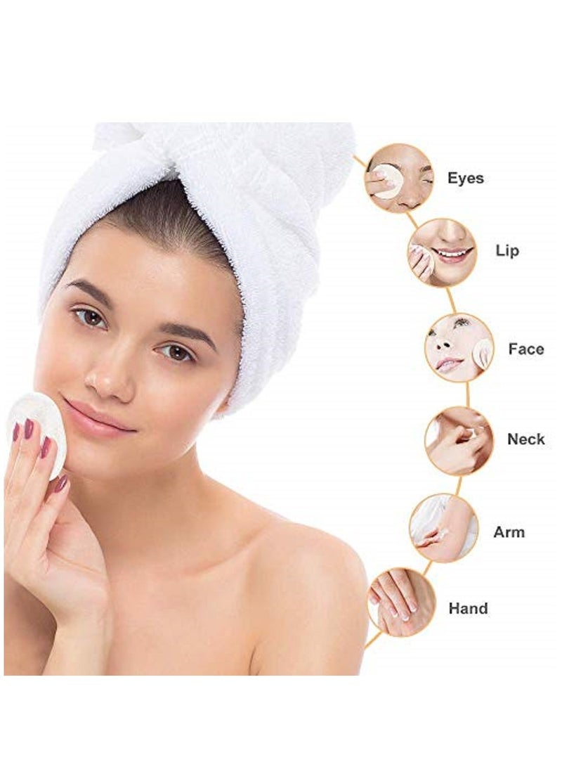 Generic 2 Pack Of 80 Pure Cotton Make-Up Pads White  - Image 3