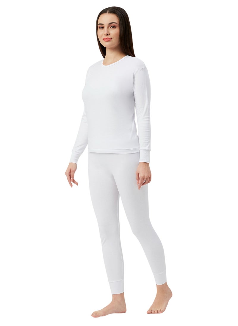 BYC GIRLS INNER FULL BODY THERMAL SET - WHITE  - Image 3