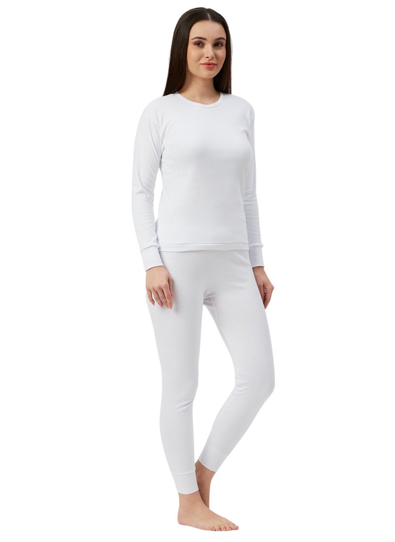 BYC GIRLS INNER FULL BODY THERMAL SET - WHITE  - Image 2