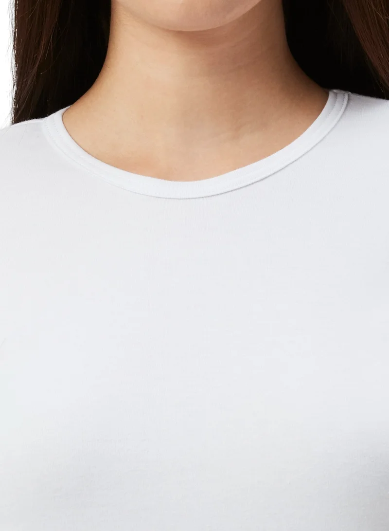 BYC GIRLS INNER FULL BODY THERMAL SET - WHITE