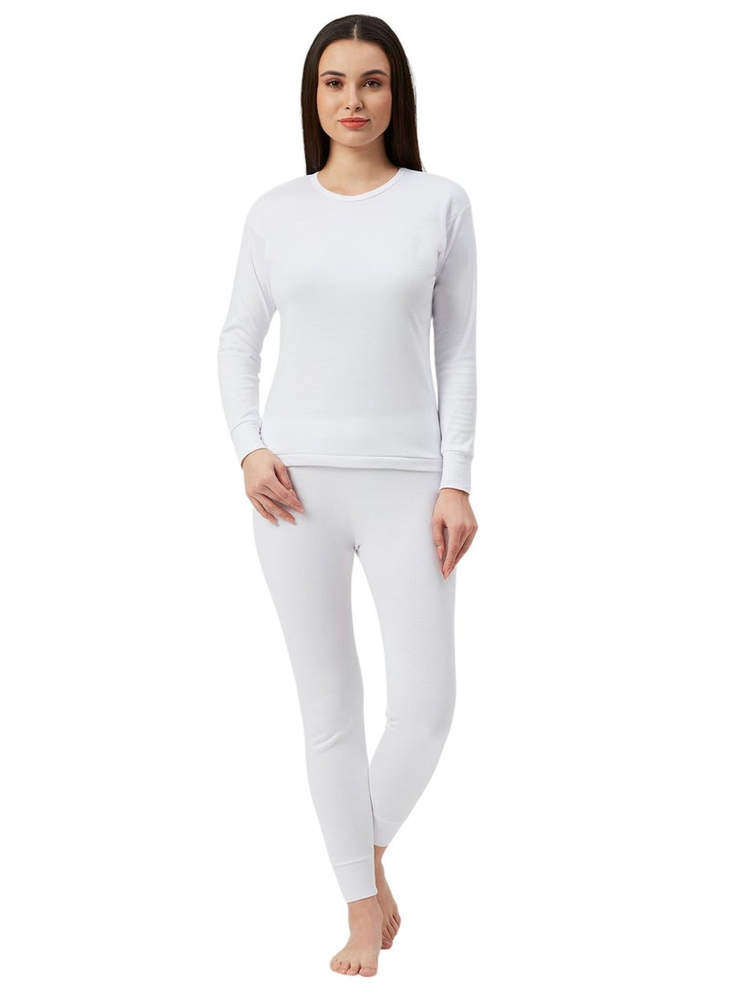 BYC GIRLS INNER FULL BODY THERMAL SET - WHITE  - Image 4