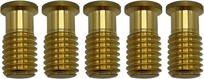 Bargain Brass بولزيلا 5 حزمة براغي إدخال نحاسية ملولبة لتأمين غطاء المسبح - Image 1