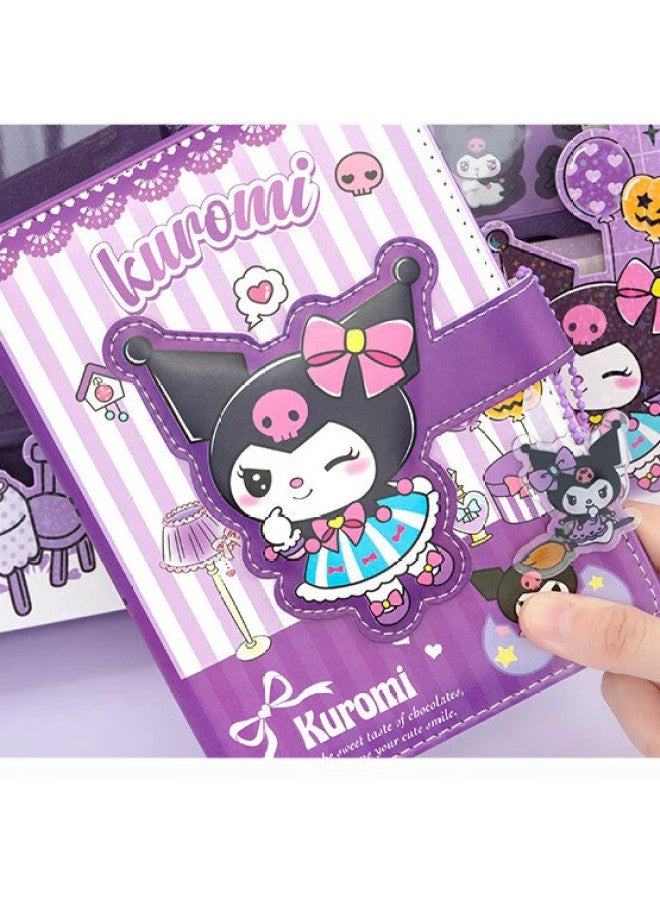 WEST Xixia Kuromi Planner Gift Box, Deluxe Student Stationery Set, Sanrio Stickers, Children's Toys, Birthday Gift For Girls - Image 3