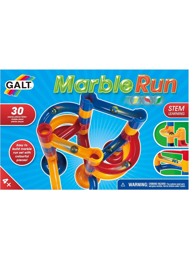 GALT Galt Toys, Marble Run, 30 Piece Construction Toy, Ages 4 Years Plus  - Image 1