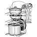 TikOnsYol 12Pcs Kids Pots and Pans Playset Pretend Play Kitchen Set Toy Stainless Steel Pots and Pans Cooking Toys Accessories for Kids Toddler Age 3 Years Old - Image 2