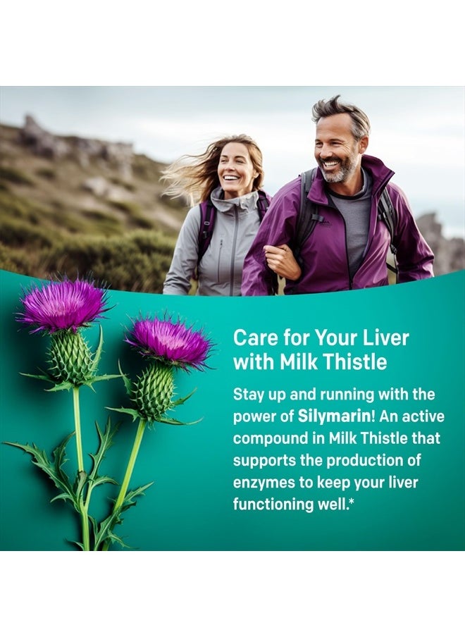 32-in-1 Liver Supplement with Milk Thistle and Dandelion Root - Liver Detox and Cleanse with Artichoke Extract and Beetroot Powder for Liver Support - Active Liver Health Formula with 1426 mg (90ct)