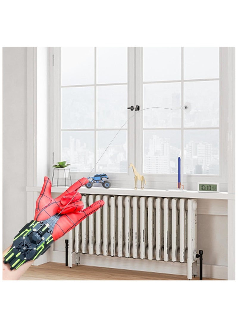 null - Glow in the Dark Web Shooter Rechargeable Spider-Man Web Shooter Durable Spider Slinger Web Shooter Cosplay Launcher for Indoor and Outdoor Games - Image 1