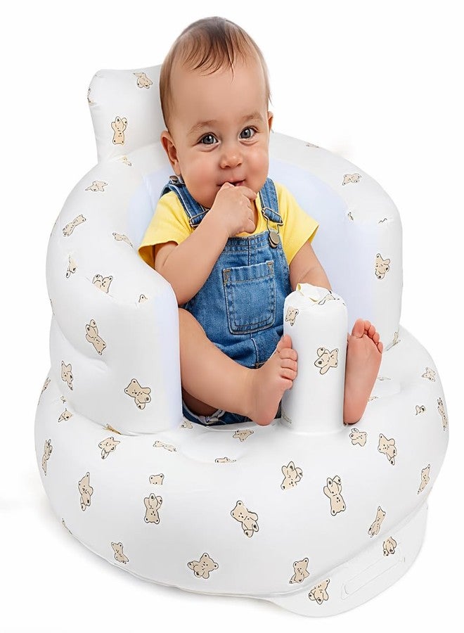 COOFANDY Learn to Sit & Floor Feeding Seat | Portable Inflatable Baby Booster Chair with Soft Cushion & Safety Support | Travel-Friendly Infant Sitting Aid for Home and Outdoors| Travel & Home Use - Image 1