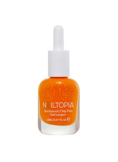 Nailtopia Biosourced Chip Free Nail Lacquer All Natural Strengthening Biotin And Superfoodinfused Polish Chip Resistant Formula Quickdry Long Lasting Wear Main Squeeze 0.41 Oz  - Image 1